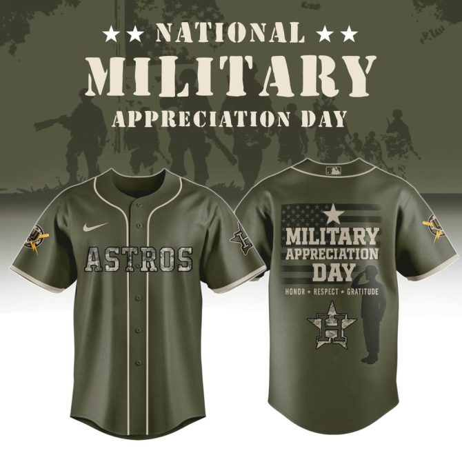Astros Military Appreciation Jersey – Honor & Style For National Military Day