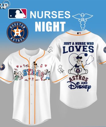 Exclusive Houston Astros & Disney Nurse Night Jersey – Perfect Gift For Fans & Healthcare Heroes!