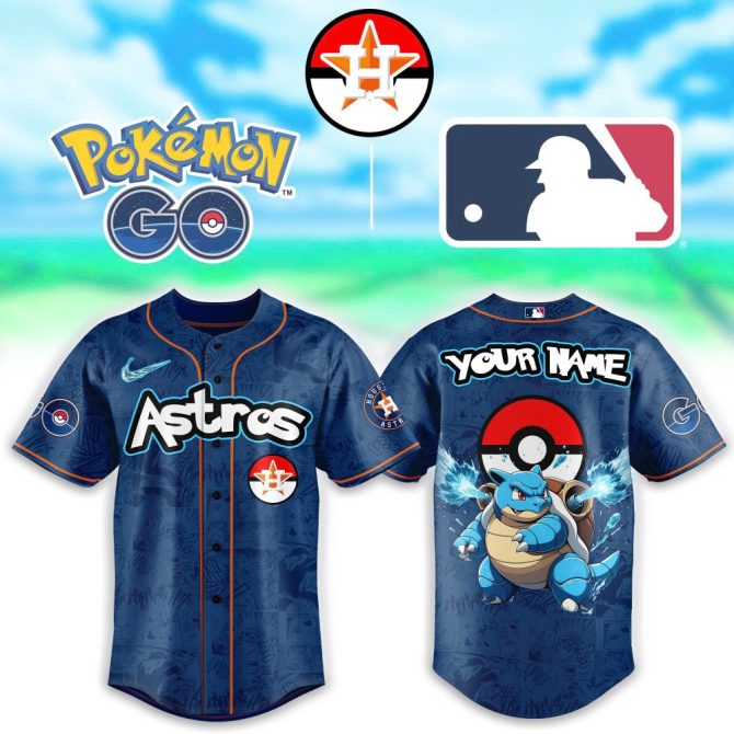 Customizable Astros Pokémon Mlb Jersey – Unique Design For Fans & Collectors