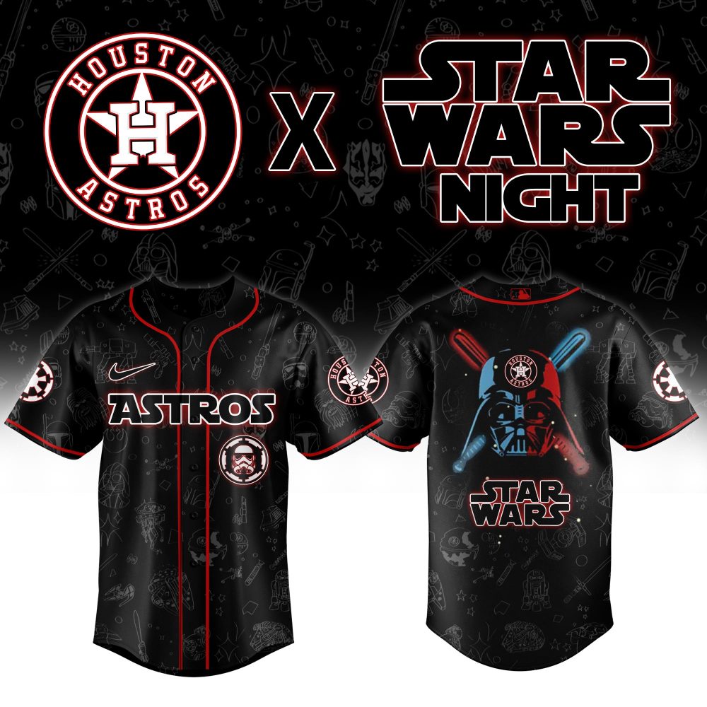 Limited Edition Houston Astros Star Wars Night Jersey – Epic Galactic Style! - Image 2