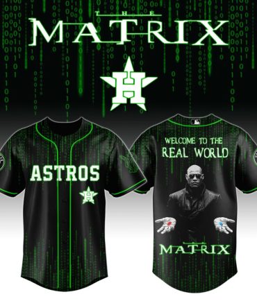 Exclusive Astros Matrix Baseball Jersey - Welcome To The Real World In Style!