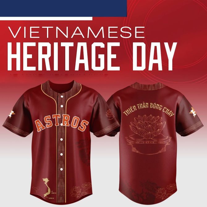 Celebrate Vietnamese Heritage Day With Astros Jersey - Limited Edition Design!
