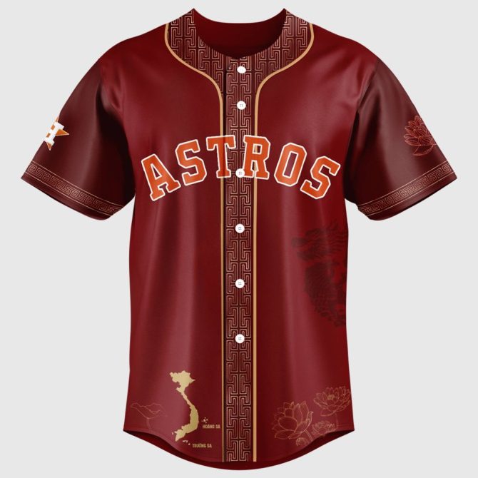 Celebrate Vietnamese Heritage Day With Astros Jersey - Limited Edition Design! - Image 2