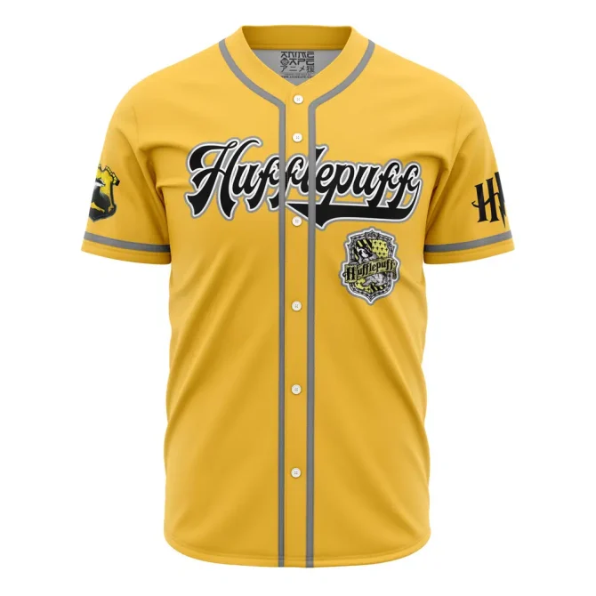 Custom Hufflepuff Quidditch Jersey - Personalized Name & Number - Unisex Golden Sports Shirt - Image 2