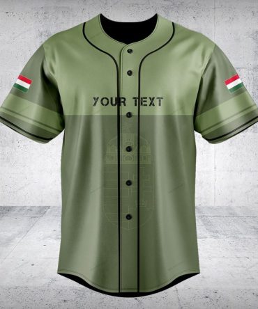 Customizable Green Baseball Jersey - Add Your Text & Logo, Personalized Sportswear