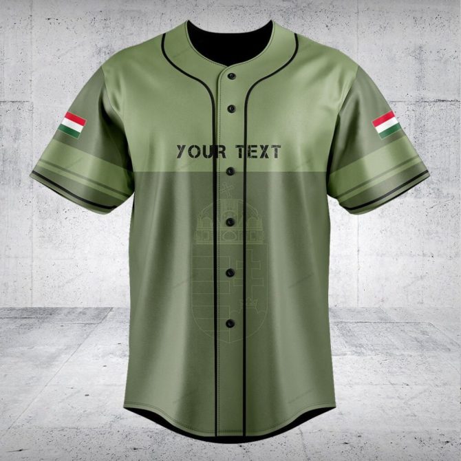 Customizable Green Baseball Jersey - Add Your Text & Logo, Personalized Sportswear