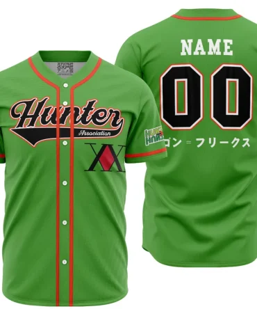Custom Hunter Green Anime Baseball Jersey - Personalize Your Name & Number