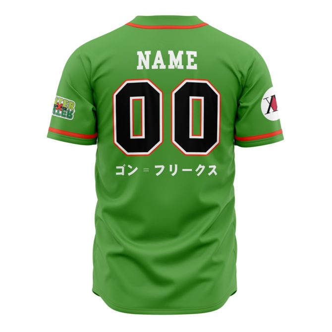 Custom Hunter Green Anime Baseball Jersey - Personalize Your Name & Number - Image 3