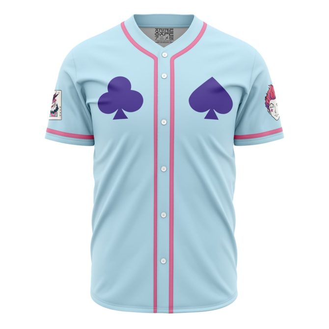 Custom Anime Baseball Jersey - Personalized Name & Number - Unique Card Suit Design - Image 2