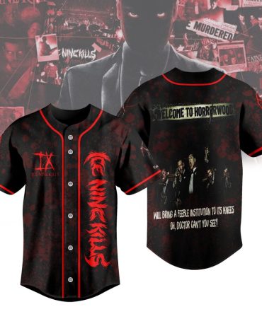 Limited Edition Horrorwood Baseball Jersey – Bold, Unique, And Eye-Catching Design!