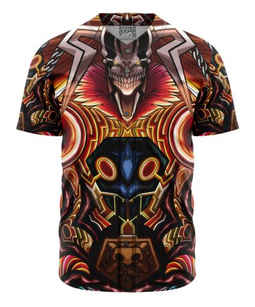 Bold Tribal Skull Graphic T-Shirt – Vivid Colors & Unique Design For Men
