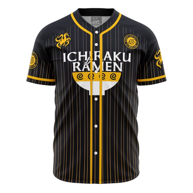 Ichiraku Ramen Baseball Jersey - Anime-Inspired Casual Wear For Fans