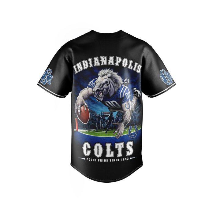 Authentic Indianapolis Colts Fan Jersey - Bold Design, Perfect For Die-Hard Supporters! - Image 3