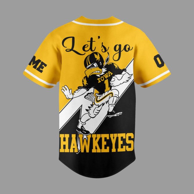 Iowa Hawkeyes Baseball Jersey - Bold Team Spirit Apparel For Fans - Image 3
