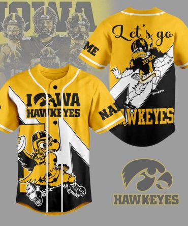 Iowa Hawkeyes Baseball Jersey - Bold Team Spirit Apparel For Fans