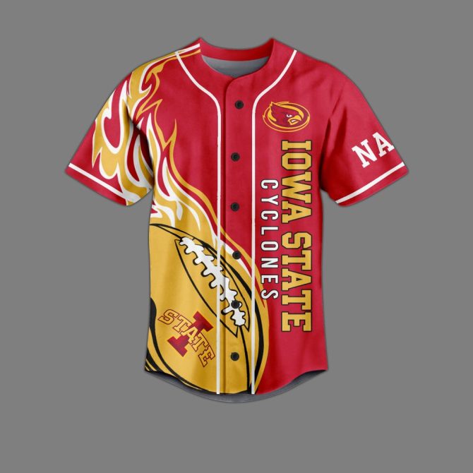 Custom Iowa State Cyclones Jersey – Personalized Fan Gear For Cyclone Nation - Image 2