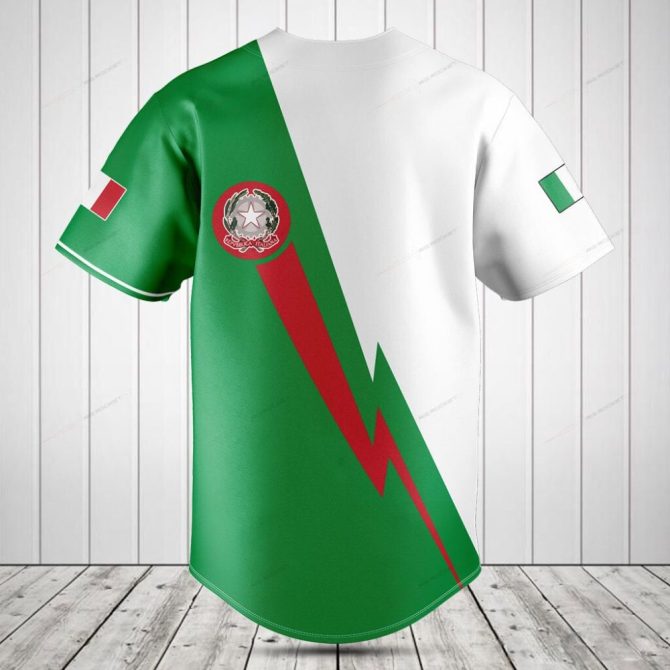 Customizable Green & White Baseball Jersey – Personalize Your Style Today! - Image 2