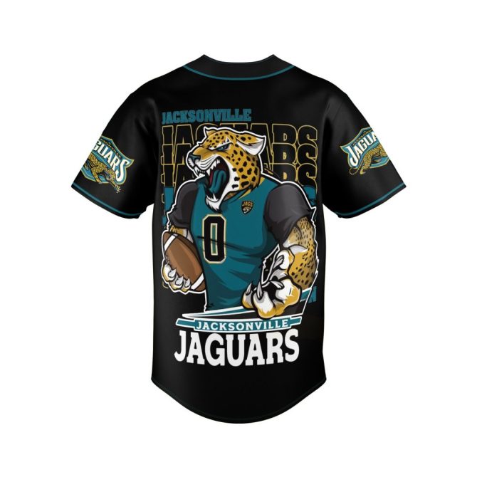 Jacksonville Jaguars Baseball Jersey - Bold Fan Apparel With Unique Graphics - Image 3