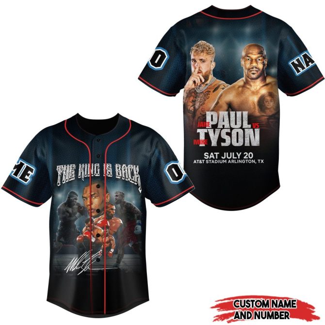 Customizable 'The King Is Back' Jersey - Limited Edition Event Shirt With Iconic Matchup Design