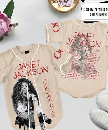 Customizable Janet Jackson Tour Jersey – Personalize Your Name & Number!