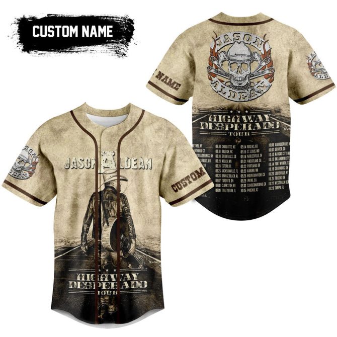 Custom Name Vintage Rock Tour Jersey - Unique Personalized Graphic Tee