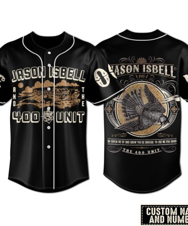 Customizable Jason Isbell Baseball Jersey - Unique 400 Unit Design - Perfect Fan Apparel