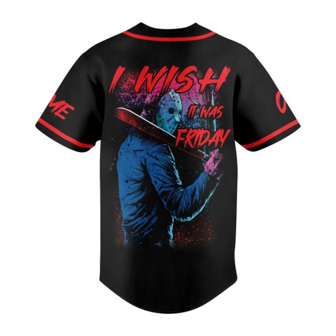 Custom Horror-Themed Baseball Jersey - Personalize With Your Name & Number - Image 3