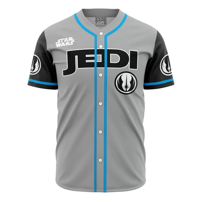 Star Wars Jedi Baseball Jersey - Unisex Sportswear Tee With Jedi Logo - Cool & Comfy Fan Gear