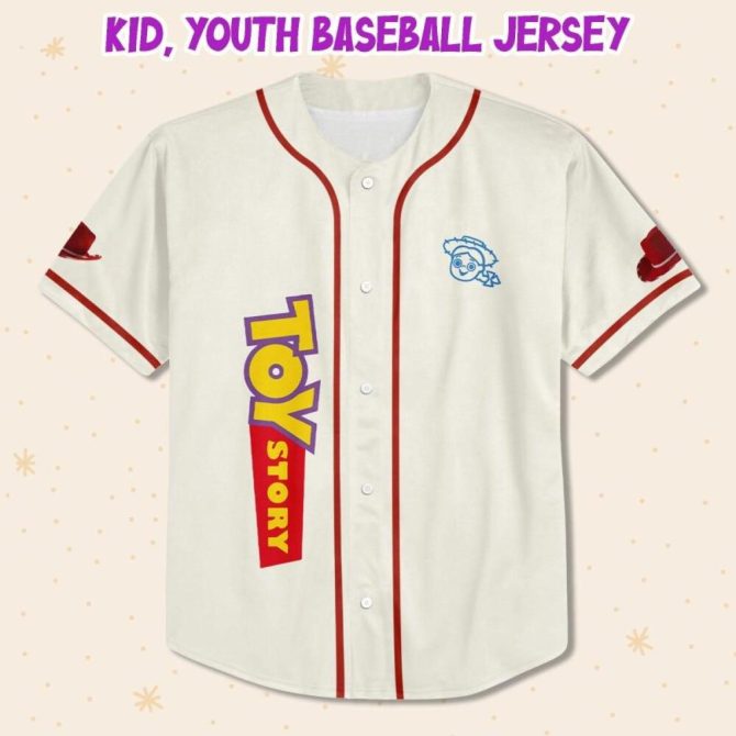 Custom Toy Story Baseball Jersey - Kids/Youth/Adult Sizes - Personalize Your Name! - Image 3