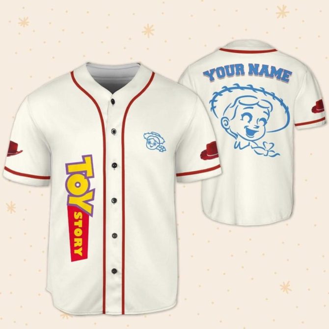 Custom Toy Story Baseball Jersey - Kids/Youth/Adult Sizes - Personalize Your Name! - Image 6