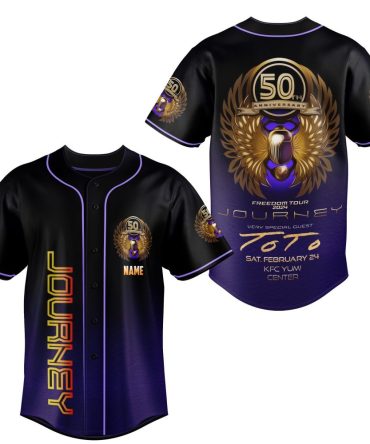 Limited Edition 50Th Anniversary Journey Tour Jersey - Customizable Name