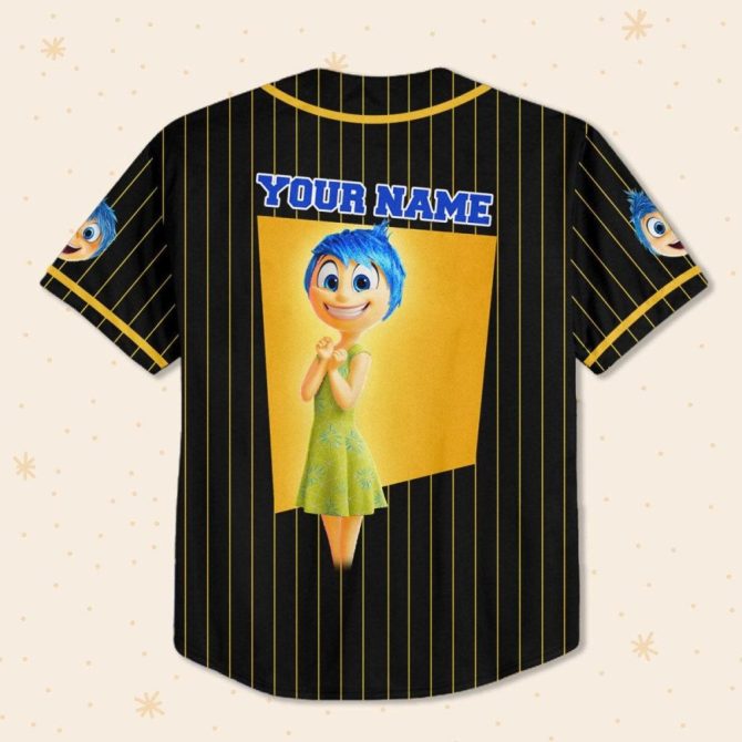 Custom Joy Baseball Jersey For Kids/Adults – Add Your Name! Perfect Gift! - Image 4