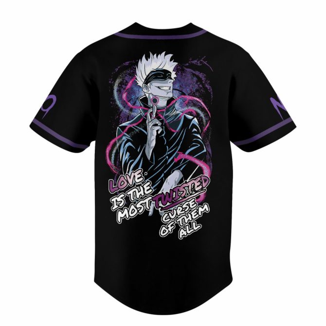Custom Jujutsu Kaisen Anime Jersey - Personalized Name & Number - Gojo Design - Image 3