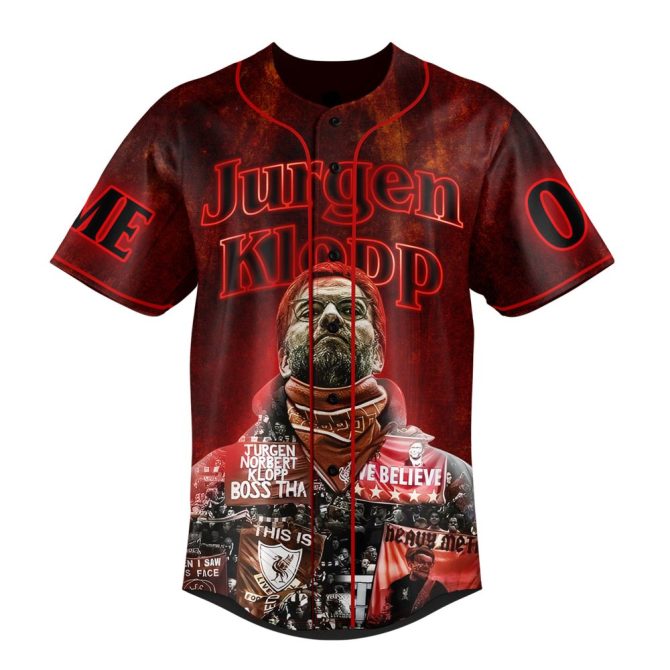 Custom Jurgen Klopp Commemorative Jersey 2015-2024 – Personalize With Name & Number - Image 3