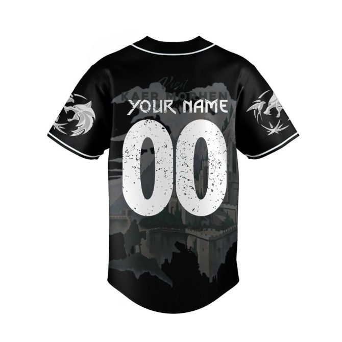 Custom Witcher Jersey - Add Your Name & Number - Kaer Morhen Wolf School Design - Image 3