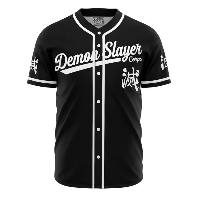 Demon Slayer Corps Baseball Jersey - Stylish Anime Fan Apparel