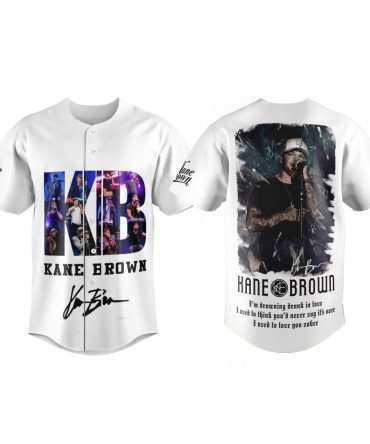 Kane Brown Signature Baseball Jersey - Limited Edition Music Fan Apparel