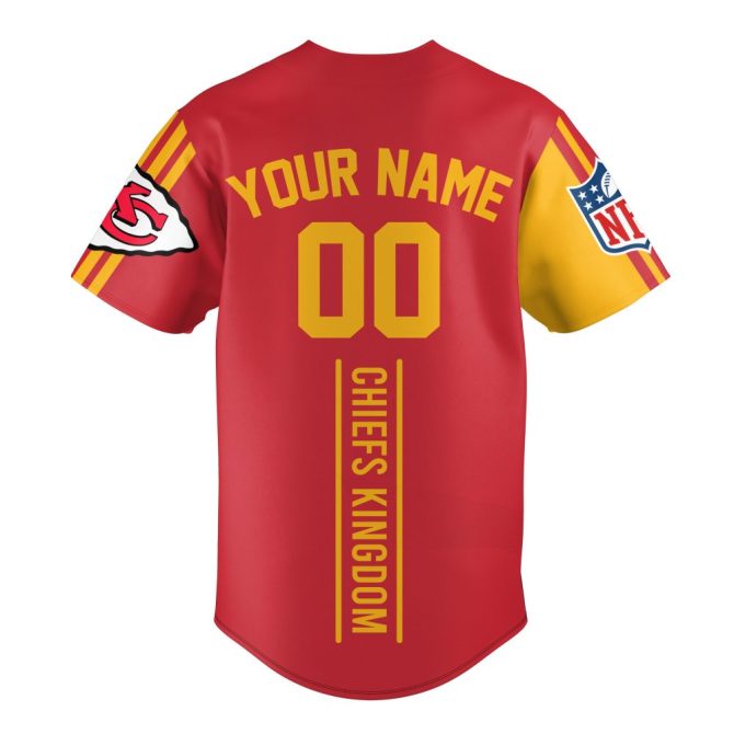 Custom Chiefs Kingdom Jersey - Personalize Your Name & Number - Perfect Gift For Fans! - Image 3