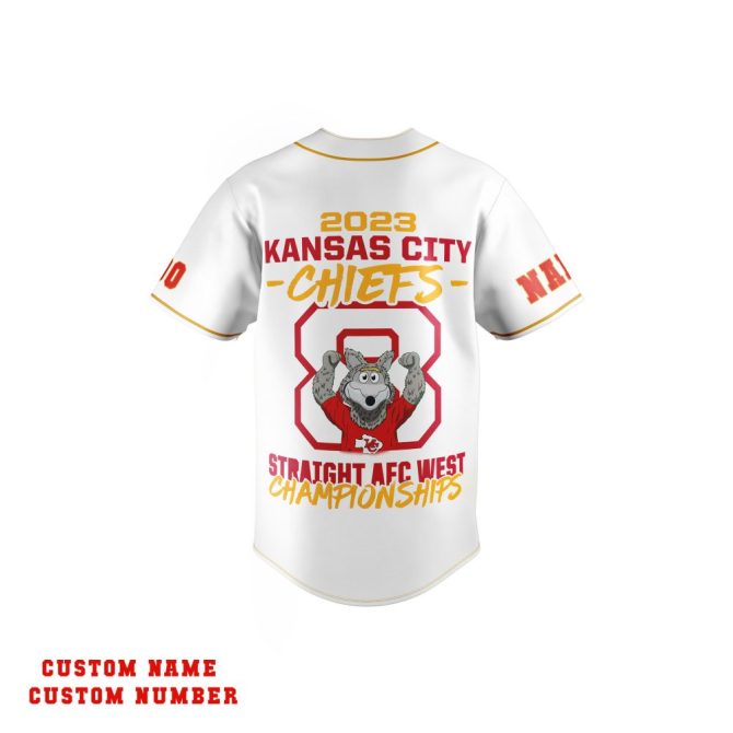 Custom 2023 Kansas City Chiefs Jersey - Afc West Champs Design - Personalize Name & Number! - Image 3