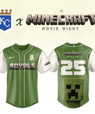 Minecraft X Kc Royals Limited Edition Jersey – Perfect For Movie Night Fans!