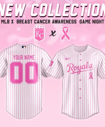 Custom Royals Jersey - Breast Cancer Awareness Edition - Support & Style Combined!