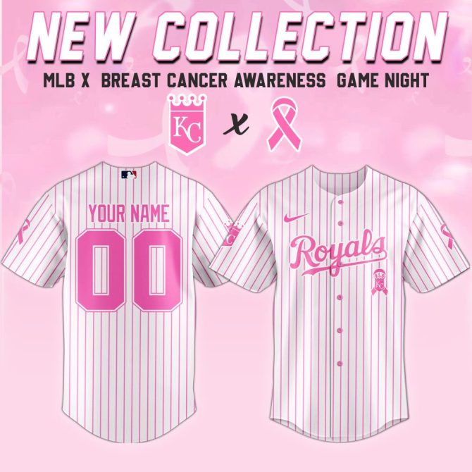 Custom Royals Jersey - Breast Cancer Awareness Edition - Support & Style Combined!