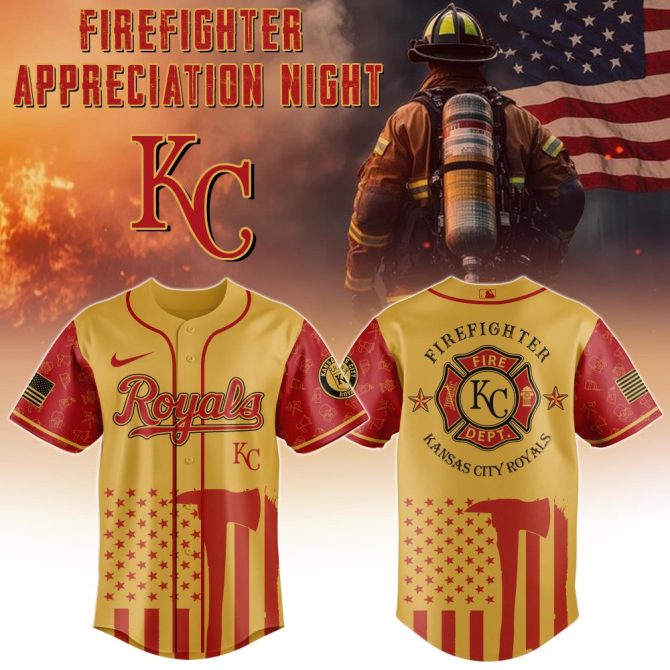 Exclusive Kc Royals Firefighter Appreciation Night Jersey – Honor Heroes In Style!