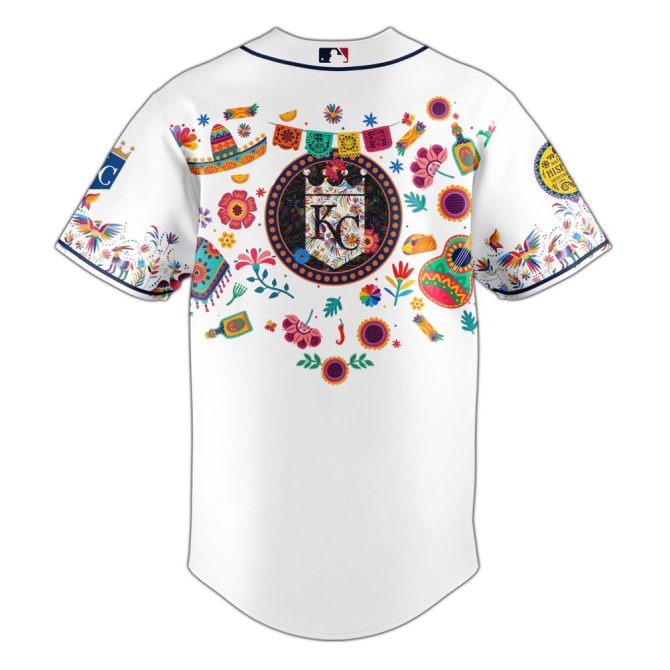 Celebrate With Royals Hispanic Heritage Month Baseball Jersey - Limited Edition Design - Image 3