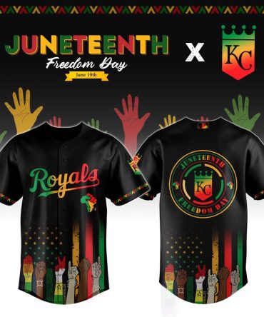 Celebrate Juneteenth In Style With Limited Edition Royals Kc Baseball Jersey - Bold & Vibrant Design!