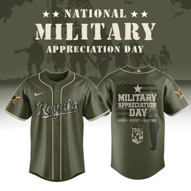 Honor Military Appreciation Day With Exclusive Royals Jersey – Limited Edition