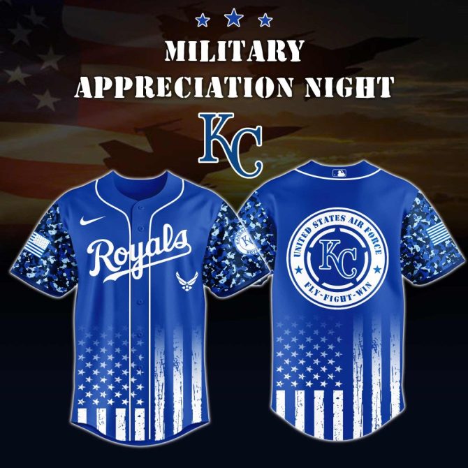 Kc Royals Military Appreciation Jersey - Honor & Style For Fans
