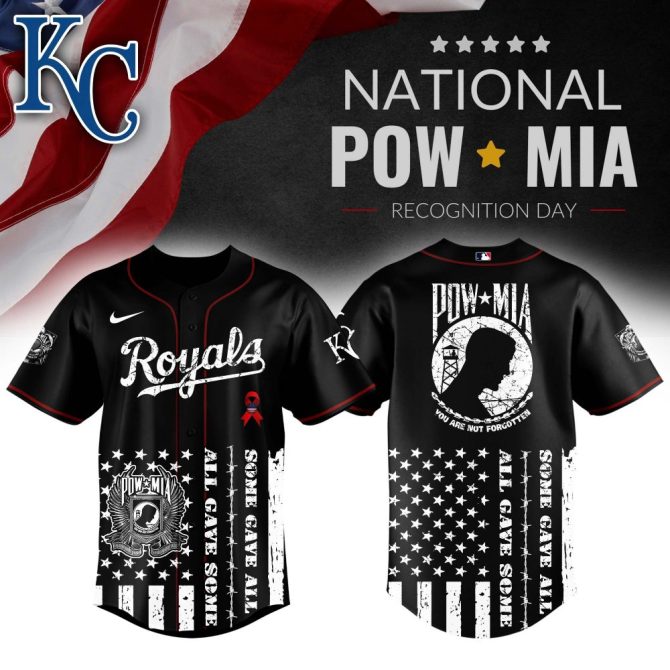 Honor Veterans: Royals Pow Mia Tribute Jersey - Limited Edition Baseball Apparel