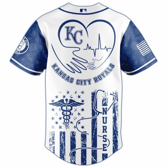 Limited Edition 2025 Kc Royals Nurses Night Jersey - Celebrate Healthcare Heroes! - Image 3