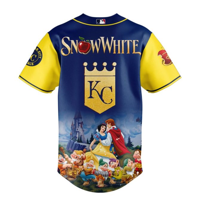Exclusive Snow White X Mlb Royals Jersey - Limited Edition Disney Magic Gear - Image 3